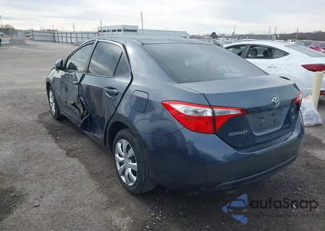 2015 Toyota Corolla Le из США, поврежденный, VIN 5YFBURHE7FP243109